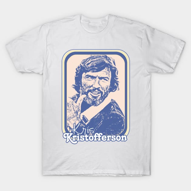 Kris Kristofferson // Retro Style Country Music Fan Gift T-Shirt by DankFutura